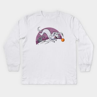 Go Fetch, Falcor! Kids Long Sleeve T-Shirt